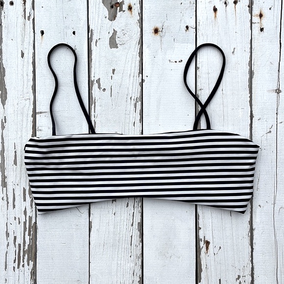 Boys + Arrows Hezeus Bikini Top In Vintage Stripe